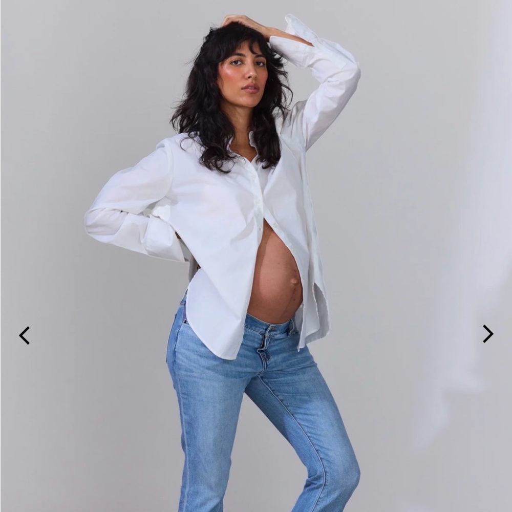Hatch White Casual Button-Down Shirt